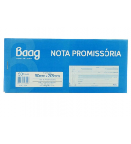 Nota promissória com 50 folhas grande Bahia Artes Gráficas 