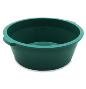 Bacia plástica canelada 26 litros color Injeplastec