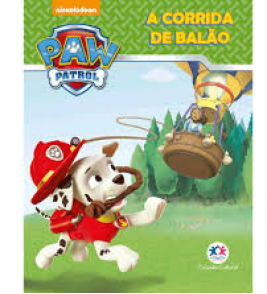 Livro história mini patrulha canina a corrida de balão Ciranda Cultural