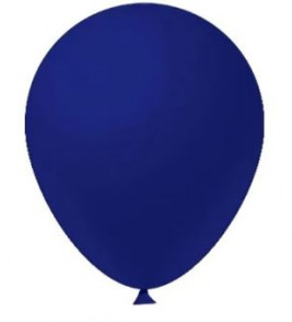 Balão liso 7 azul royal com 50 unidades Fest Ball