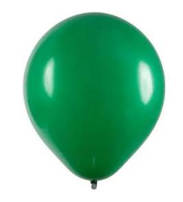 Balão liso 8 verde escuro com 50 unidades Fest