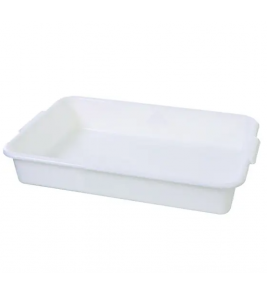 Bandeja plástica branca n3 8 litros 46x29.5cm Tritec