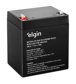 Bateria para nobreak 12v 5ah selada 82350 Elgin