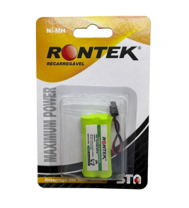 Bateria para telefone sem fio 2.4v 600mah universal Rontek
