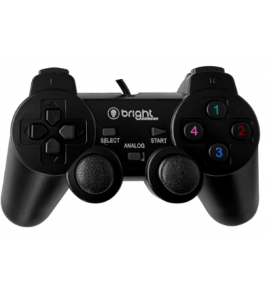Controle com fio usb 2.0 joystick para computador Bright