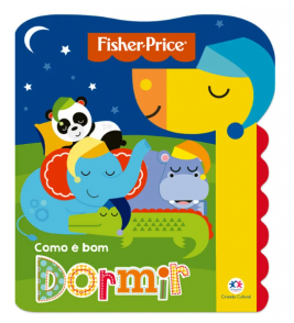 Livro história capa dura fisher-price como é bom dormir Ciranda Cultural