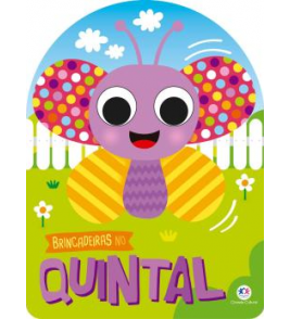 Livro história olhos curiosos brincando no quintal Ciranda Cultural