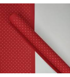 E.v.a 48x40cm estampado vermelho/poa branco Diversos