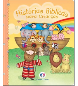 Livro história cartonado histórias bíblicas para crianças Ciranda Cultural  