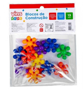 Brinquedo de montar construção 13 peças Yins Paper