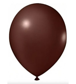 Balão liso 7 marrom com 50 unidade Fest Ball
