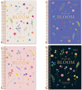 Caderno espiral capa dura 10 matérias 160 folhas essence coleg Cadersil