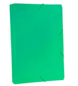 Pasta oficio 55mm com elástico verde 505pp-vd Dac