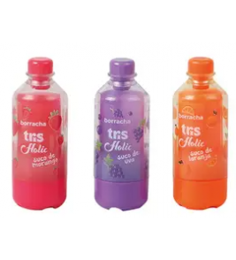 Borracha plástica holic suco com aroma cores Tris