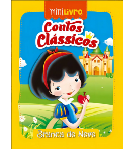 Livro história minilivro branca de neve 16 páginas Ciranda Cultural 