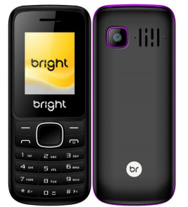 Celular bright one dual roxo Bright