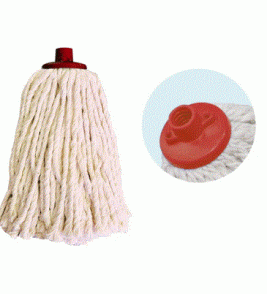 Refil mopinho br30vm 30cm vermelho Bralimpia