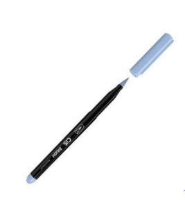 Caneta brush azul celeste ponta pincel aquarelável Cis