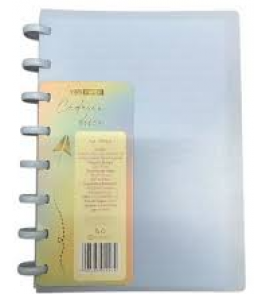 Caderno de disco a4 80 folhas 70g azul Yins Paper