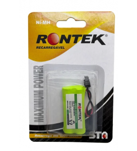 Bateria para telefone sem fio 2.4V 600MAH molex Rontek