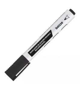Marcador para quadro branco preto recarregável pr Bazze
