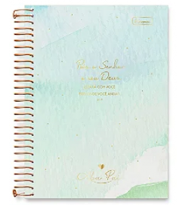 Caderno espiral capa dura 10 matérias 160 folhas aba pai colegial Cadersil