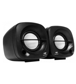 Conjunto caixa de som multimídia 3w speaker 2.0 preta C3tech