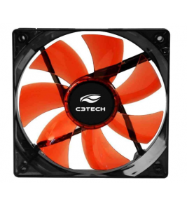 Cooler para gabinete f7-l100rd 12cm led vermelho C3tech