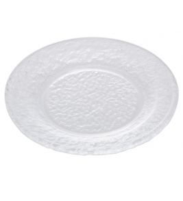 Prato sobremesa cristal petra 20cm Lyor