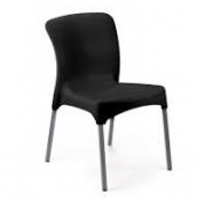 Cadeira plastica secline preta Injeplastec