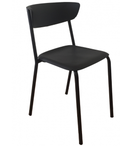 Cadeira fixa bit preta cor 01 ep Frisokar