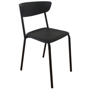 Cadeira fixa bit preta cor 01 ep Frisokar