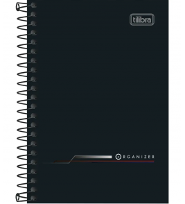 Caderno espiral capa flexível 1/8 80 folhas organizer Tilibra