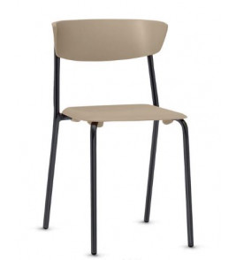 Cadeira fixa bit areia cor 53 ecc Frisokar