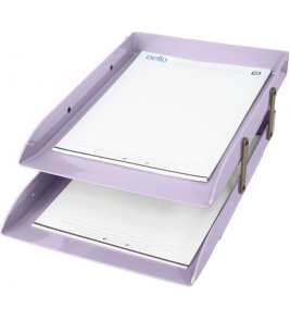 Caixa para correspondência dupla lilás pastel Dello