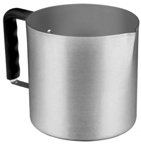 Canecão alumínio hotel n18 2.5 litros com bico alça preta Alumínio Salvador