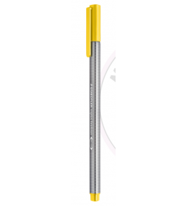 Caneta hidrográfica triplus fineliner amarela 0.3mm Staedtler