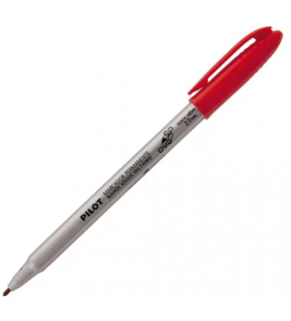 Caneta para cd e dvd vermelha 2.0mm Pilot