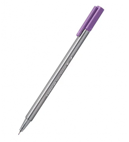 Caneta hidrográfica triplus fineliner lilás 0.3mm Staedtler