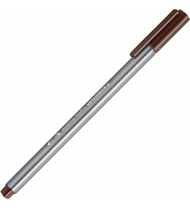 Caneta hidrográfica triplus fineliner marrom 0.3mm Staedtler