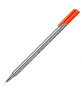 Caneta hidrográfica triplus fineliner vermelho neon 0.3mm Staedtler