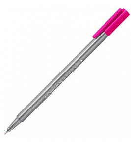 Caneta hidrográfica triplus fineliner rosa 0.3mm Staedtler