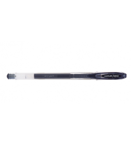 Caneta gel signo neon 0.7mm preta Uni-Ball