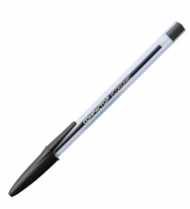 Caneta esferográfica economic preta 1.0mm Compactor
