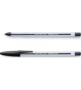 Caneta esferográfica top2000 preta 1.0mm Compactor