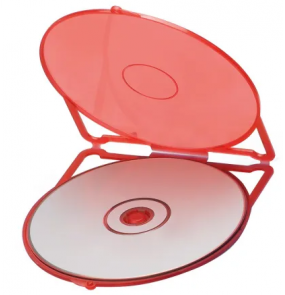 Capa plástica para mídia vermelha Maxcril / Waleu