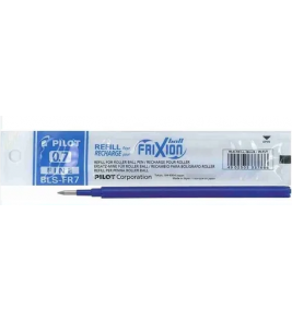 Carga para caneta frixion escreve e apaga 0.7mm azul Pilot