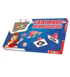 Carimbo pedagógico avaliação expressões facial 10 peças Carlu