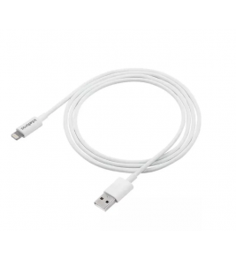 Cabo USB lightning 1,2 metros pvc branco Intelbras