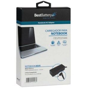 Fonte para notebook asus 19v 3.42a 65w Bestbattery